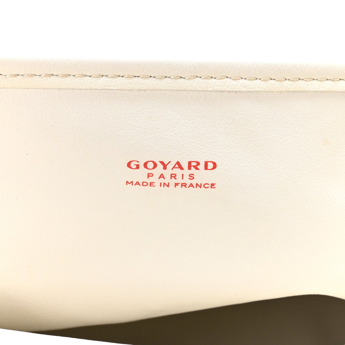 Goyardine Reversible Mini Anjou White