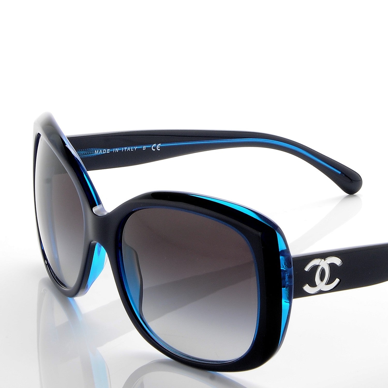 Chanel CC Sunglasses 5183 Blue 5 of 9