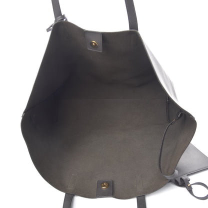 Saint Laurent Calfskin Large Shopping Tote Dark Grey 5 of 12