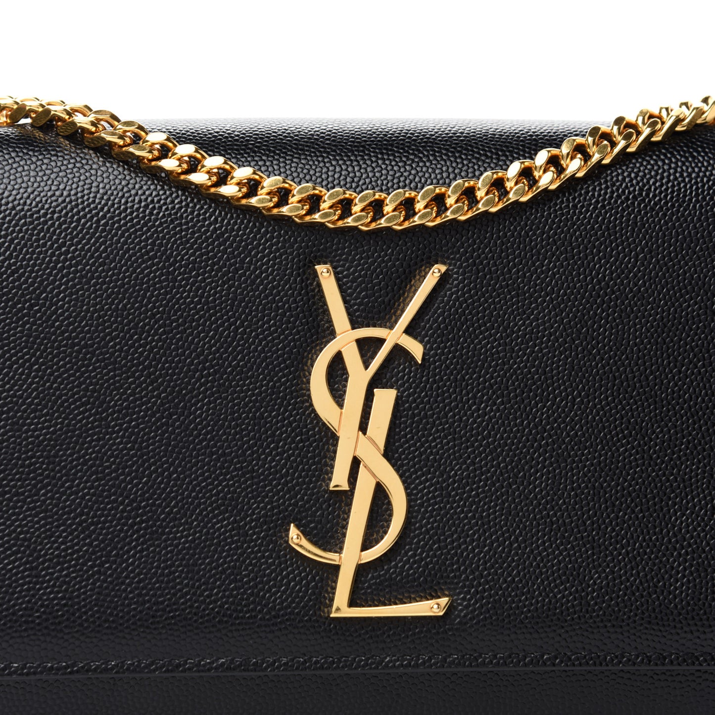 Grain De Poudre Small Monogram Kate Satchel Black