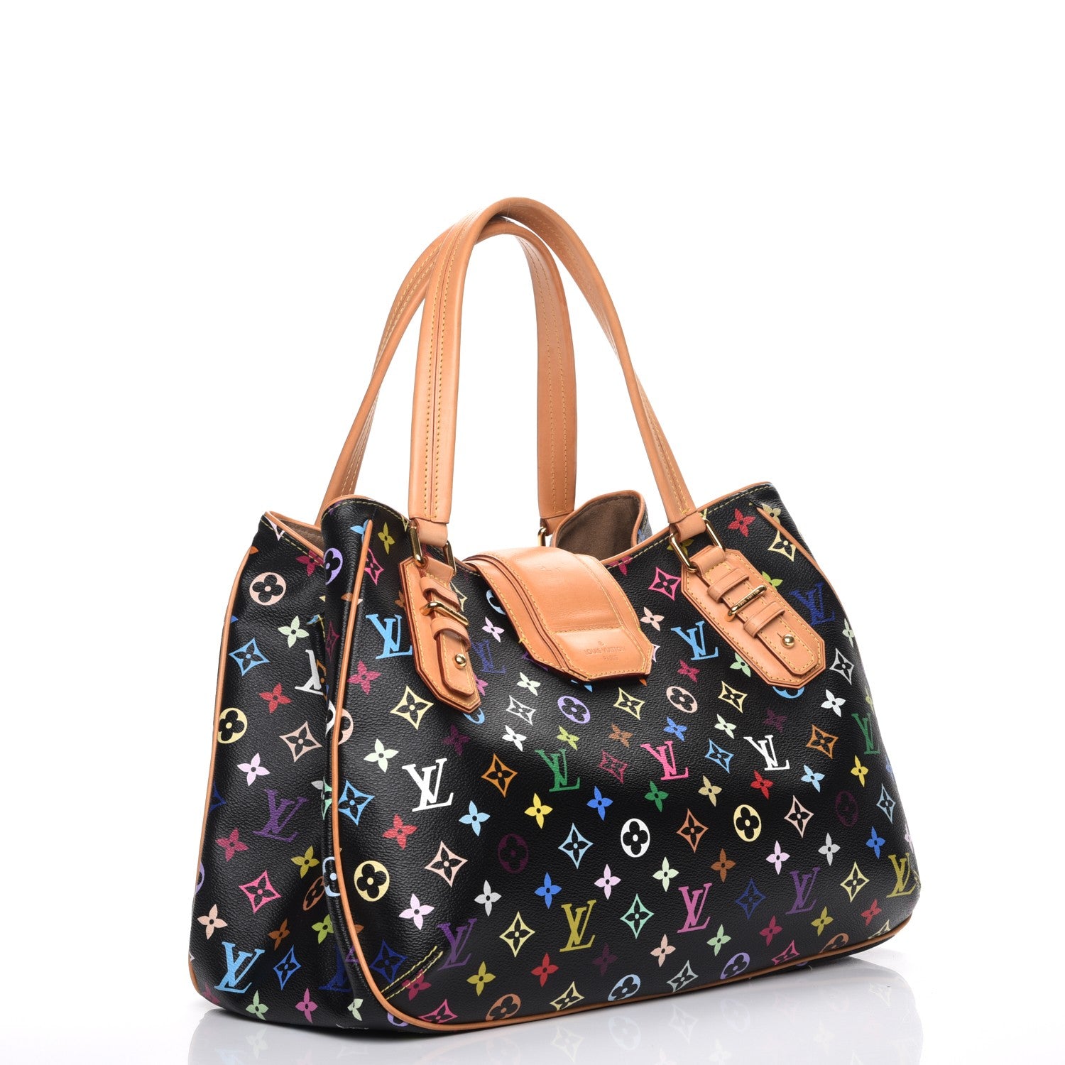 Louis Vuitton Monogram Multicolor Griet Black 3 of 8