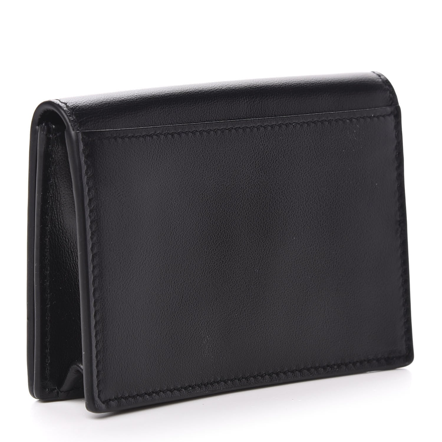 Saint Laurent Smooth Calfskin Business Card Case Black 3 of 9