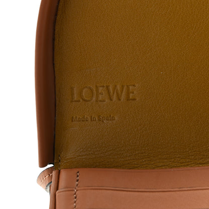 Loewe Buffed Calfskin Logo Embossed Small Heel Pouch Tan 13 of 15
