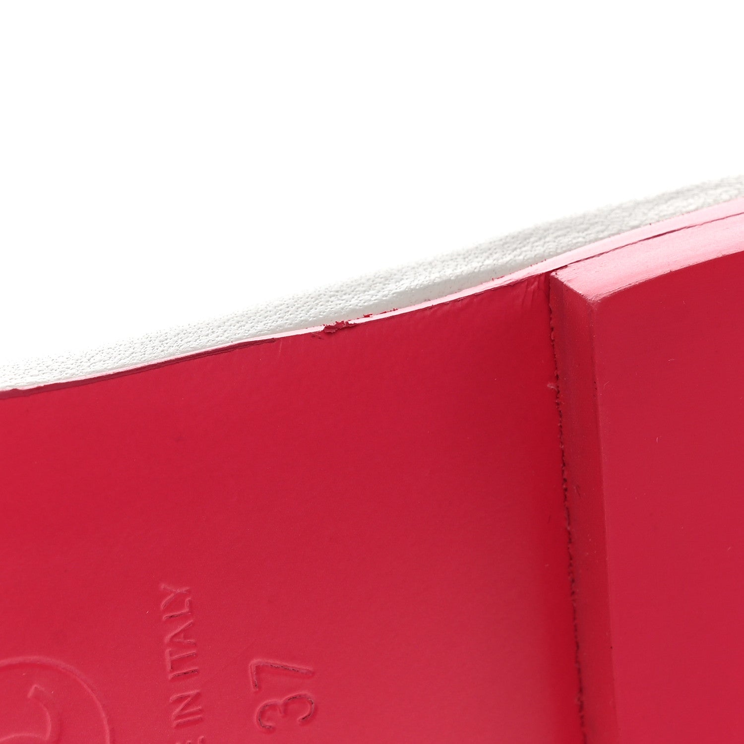 Chanel Jersey Knit CC Mules White 37 Fuchsia 11 of 13