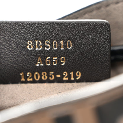 Fendi Vitello Liberty F is Fendi Bi-Color FF 1974 Embossed Mini Mon Tresor Bucket Bag Maya Black 7 of 12