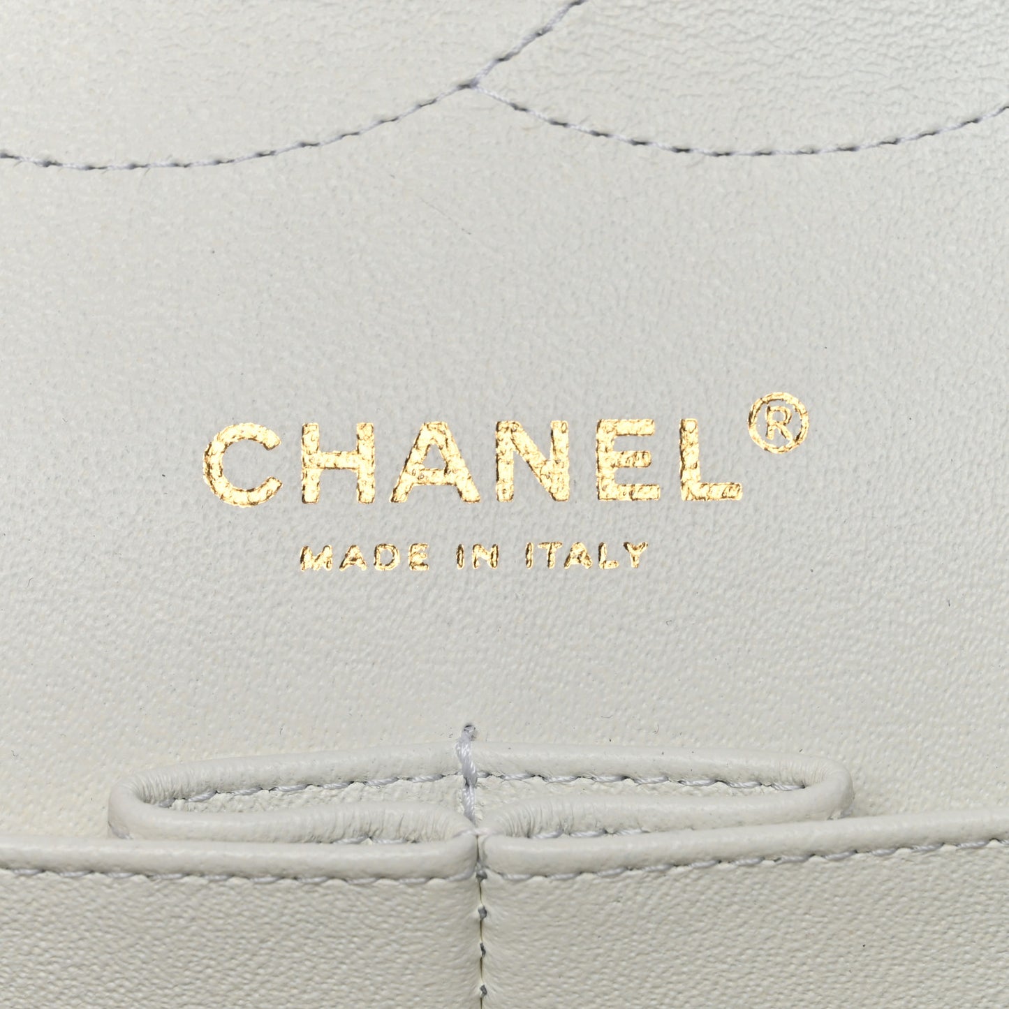 Caviar Quilted Jumbo Double Flap White