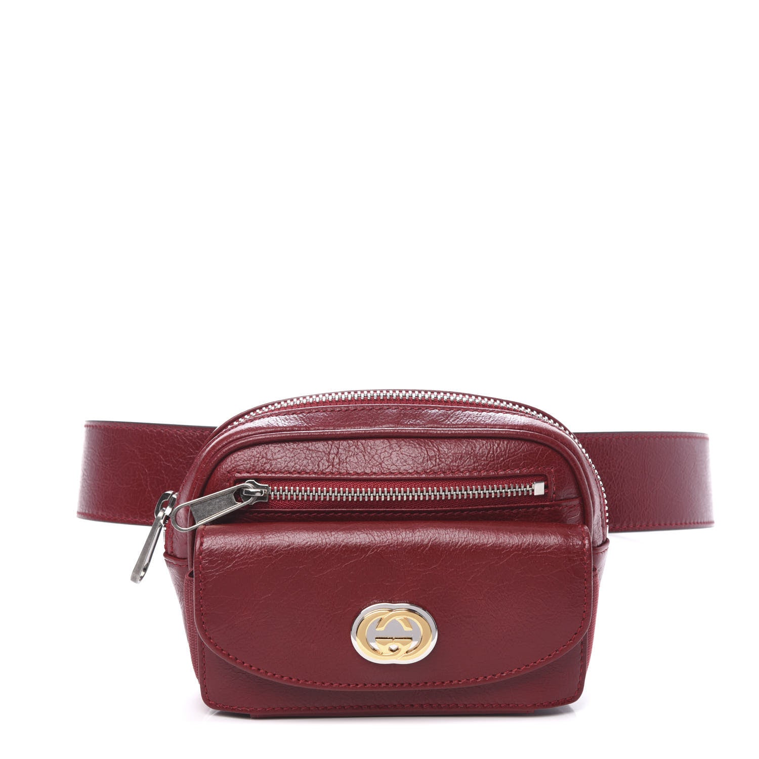 Gucci Fluffy Calfskin Mini Morpheus Belt Bag 90 36 Red 1 of 11