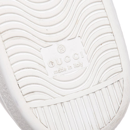 Gucci Calfskin Ayers Web Blind for Love Embroidered Ace Sneakers 40.5 White 6 of 11