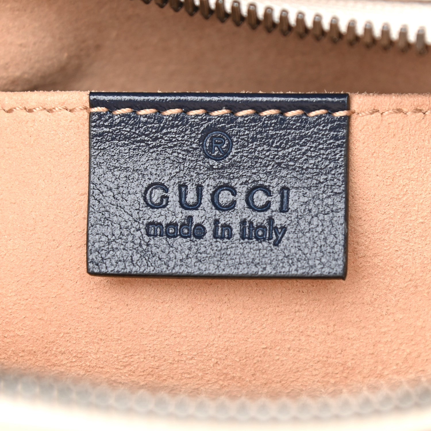 Gucci Vintage Effect Calfskin Matelasse Diagonal Small Torchon GG Marmont Chain Shoulder Bag Mystic White Blue Agata 6 of 9