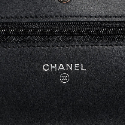 Chanel Caviar Timeless CC Wallet on Chain WOC Black 6 of 9