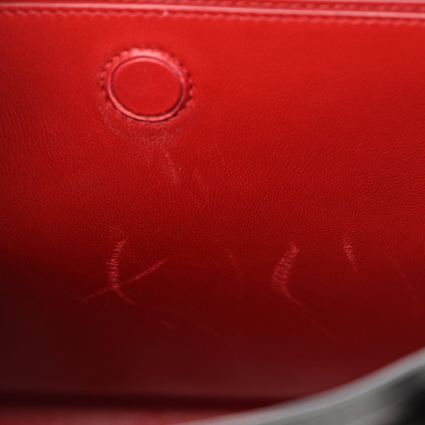 Saffiano Cuir Medium Double Bag Black Fuoco