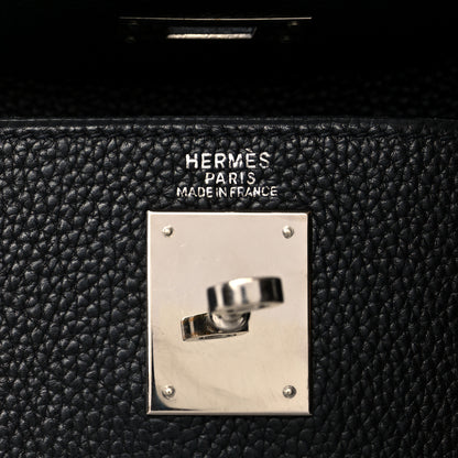 Hermes Taurillon Clemence Kelly Retourne 32 Black 7 of 12