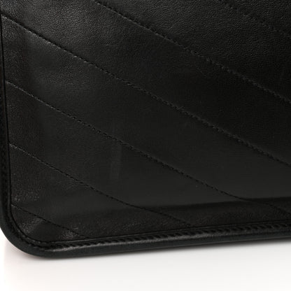 Saint Laurent Lambskin Matelasse Monogram Medium Niki Chain Satchel Black 12 of 12