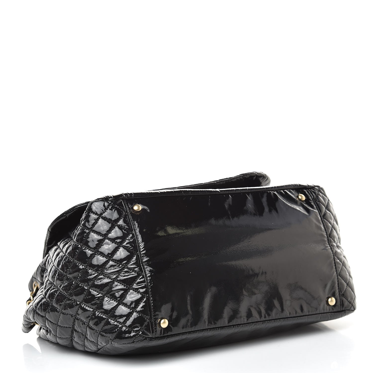 Chanel Vinyl XL Rock and Chain Flap Black 4 of 10