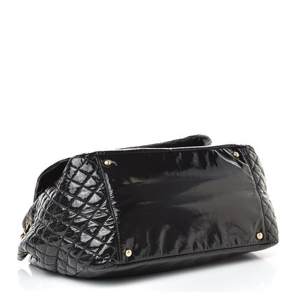 Chanel Vinyl XL Rock and Chain Flap Black 4 of 10
