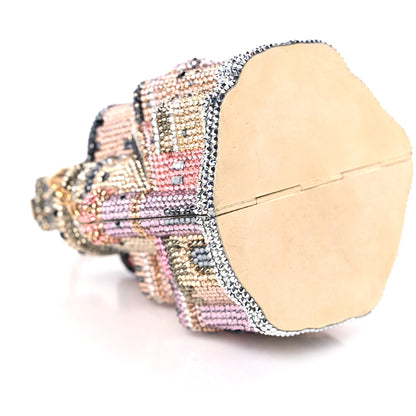 Judith Leiber Swarovski Crystal Castle Minaudiere Clutch Multicolor 8 of 9