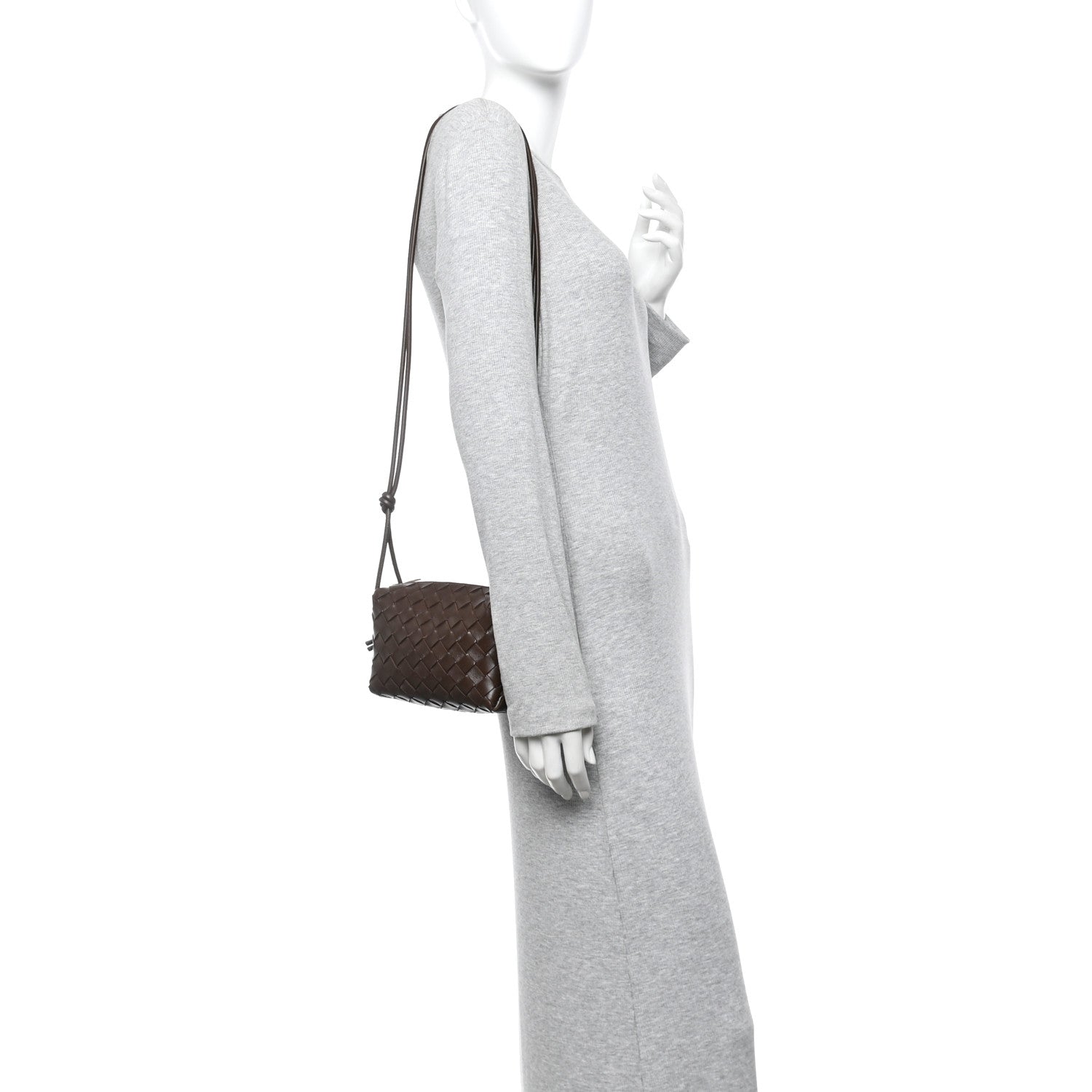 Bottega Veneta Nappa Intrecciato Mini Loop Camera Bag Light Brown 2 of 13
