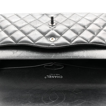 Chanel Lambskin Quilted Jumbo Double Flap So Black 12 of 14