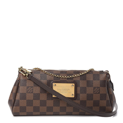 Louis Vuitton Damier Ebene Eva Clutch 1 of 10