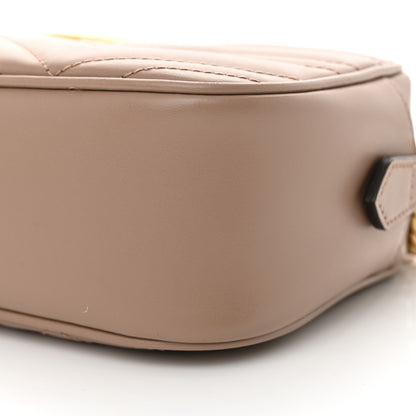 Gucci Calfskin Matelasse Small GG Marmont Chain Shoulder Bag Porcelain Rose 10 of 10