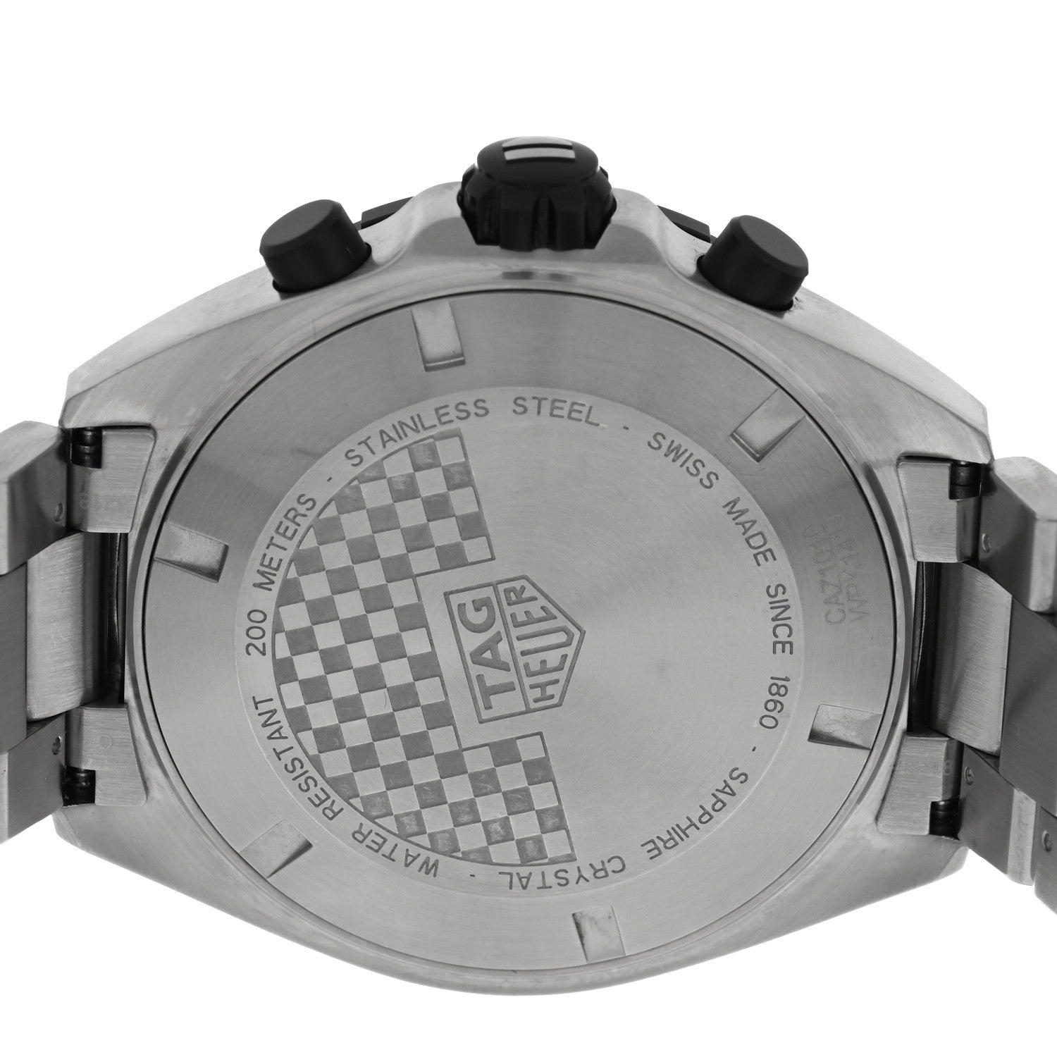 Tag Heuer Stainless Steel 43mm Formula 1 Chronograph Quartz Watch Black CAZ1010 4 of 4