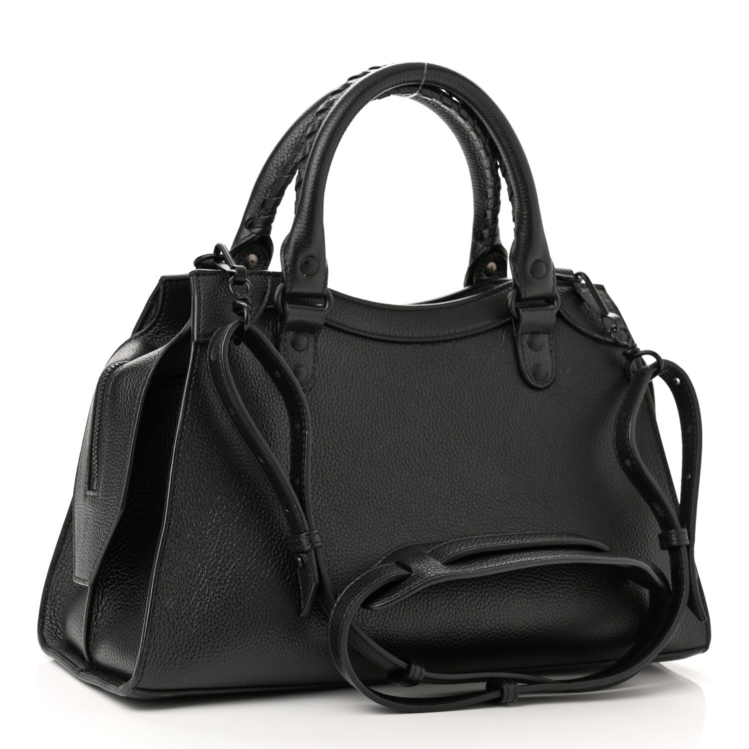 Balenciaga Grained Calfskin Neo Classic Black Hardware S City Black 3 of 10