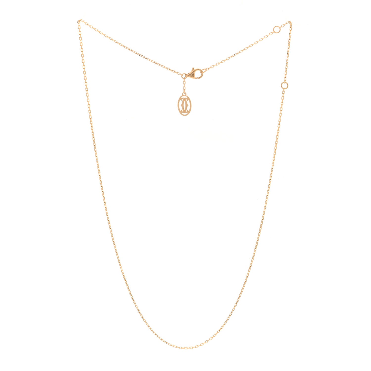 Cartier 18K Yellow Gold Chain Necklace 3 of 4