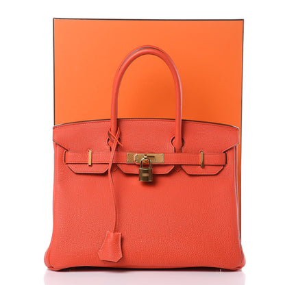 Hermes Togo Birkin 30 Capucine 35 of 35