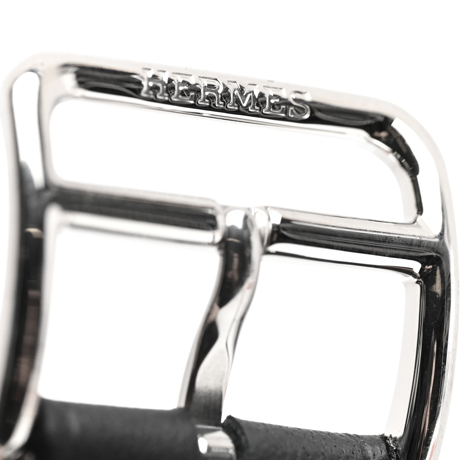 Hermes Swift Gourmette 41mm Apple Watch Double Tour Band Black 6 of 7