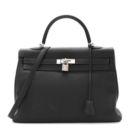 Hermes Togo Kelly Retourne 35 Plomb 1 of 12