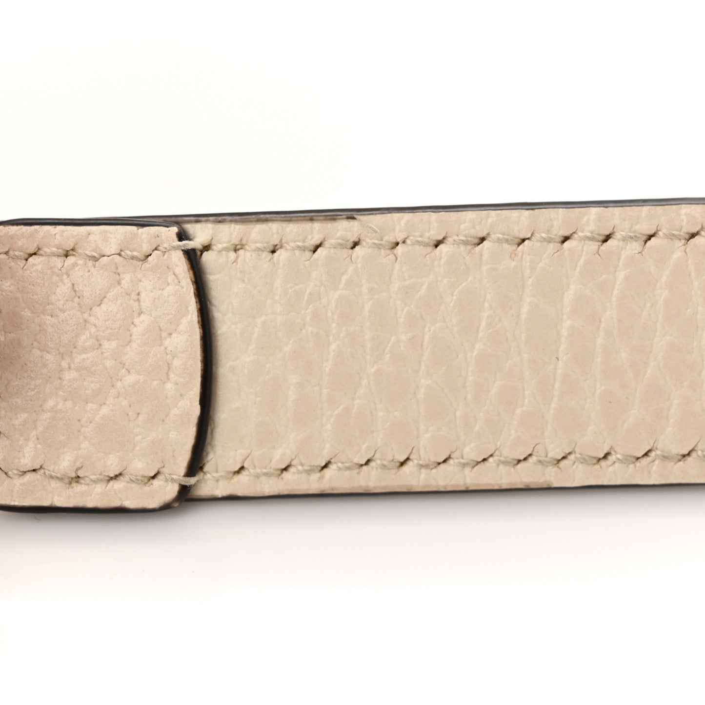 Dollar Calfskin Interlocking G Crossbody Bag Mystic White
