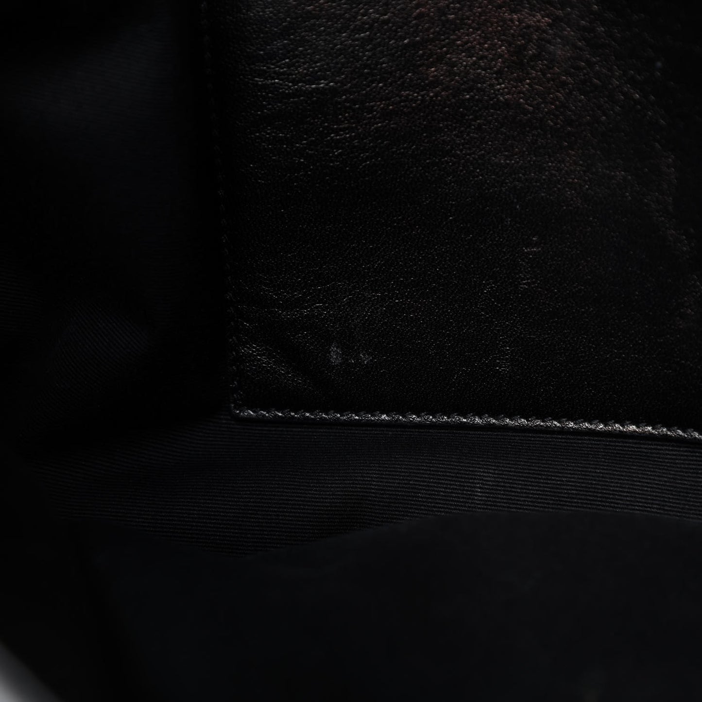Crinkled Calfskin Matelasse Monogram Large Niki Shopping Tote Bag Black