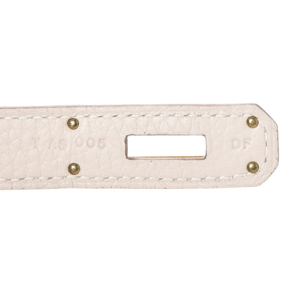 Hermes Taurillon Clemence Birkin 30 Craie 28 of 38