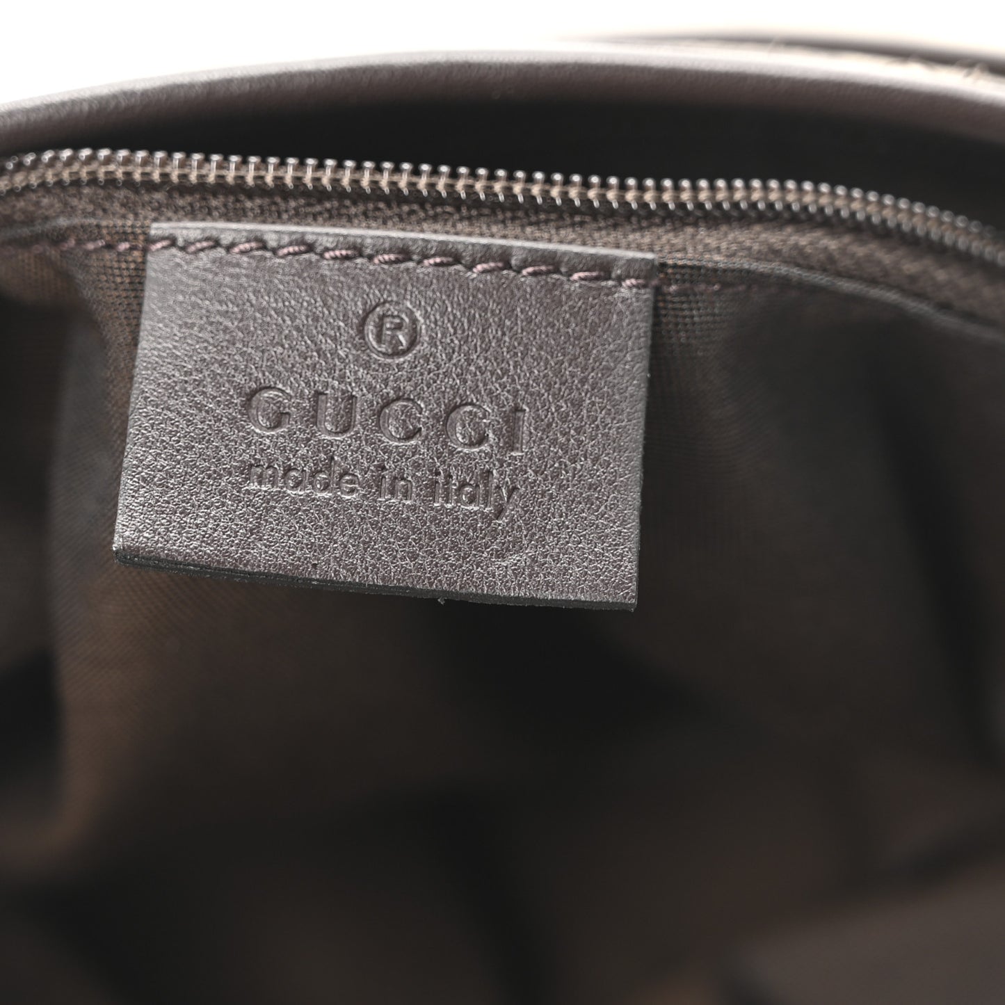 GG Plus Monogram Medium Flat Messenger Bag Dark Brown