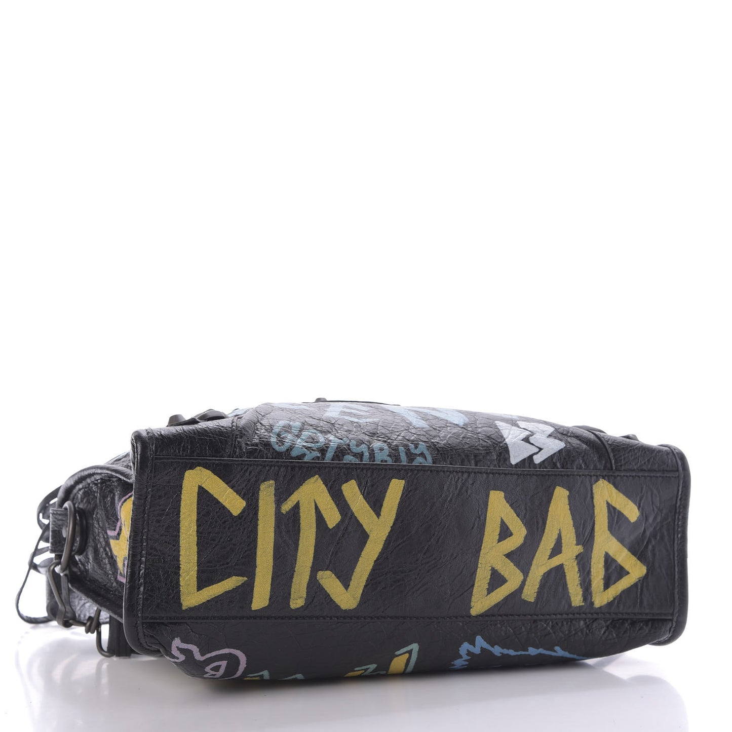 Agneau Graffiti All Over Classic Hardware S City Black Multicolor