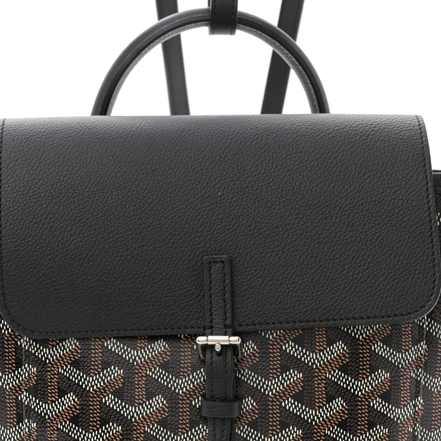 Goyard Goyardine Calfskin Mini Alpin Backpack Black 7 of 10