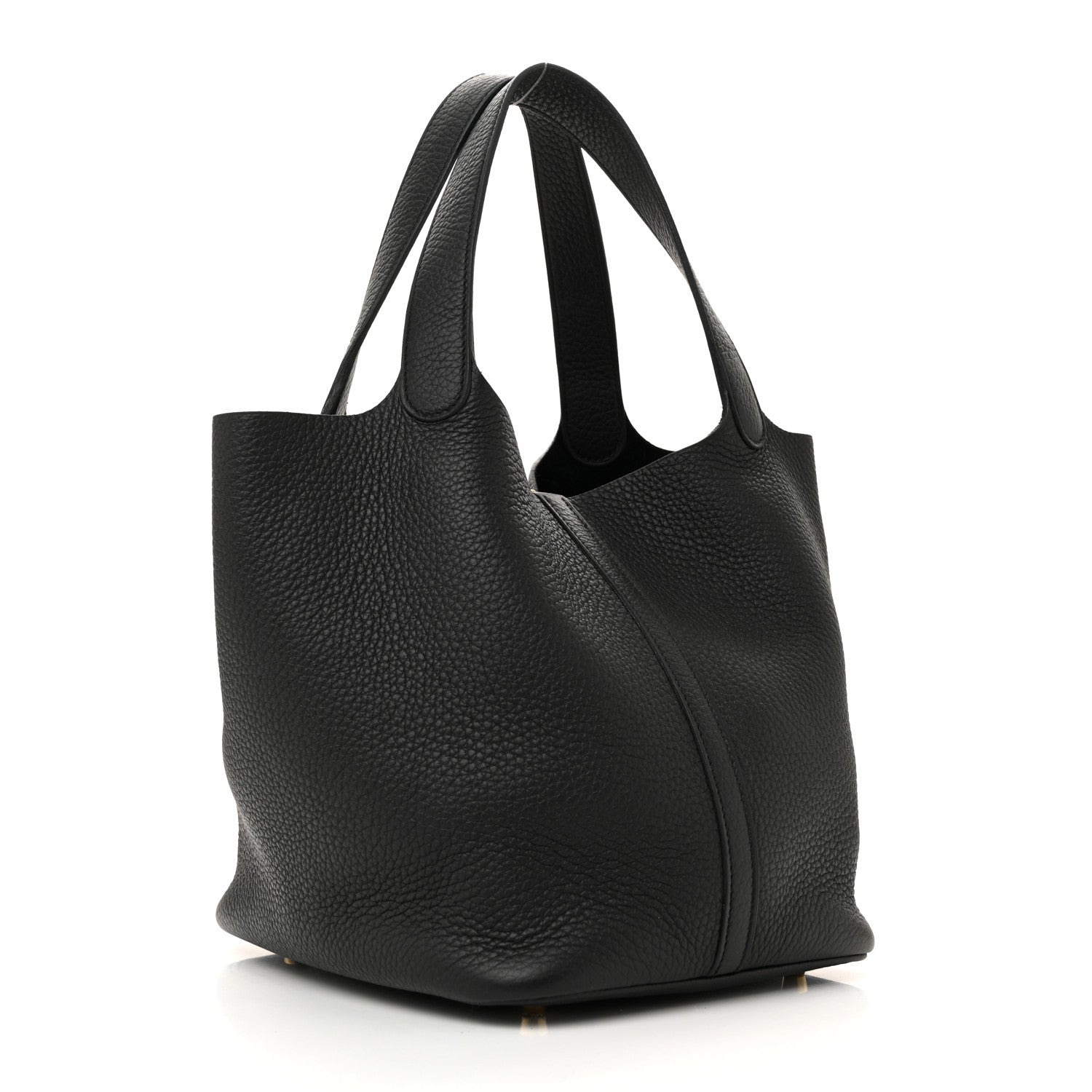 Hermes Taurillon Clemence Picotin Lock 22 MM Black 5 of 15