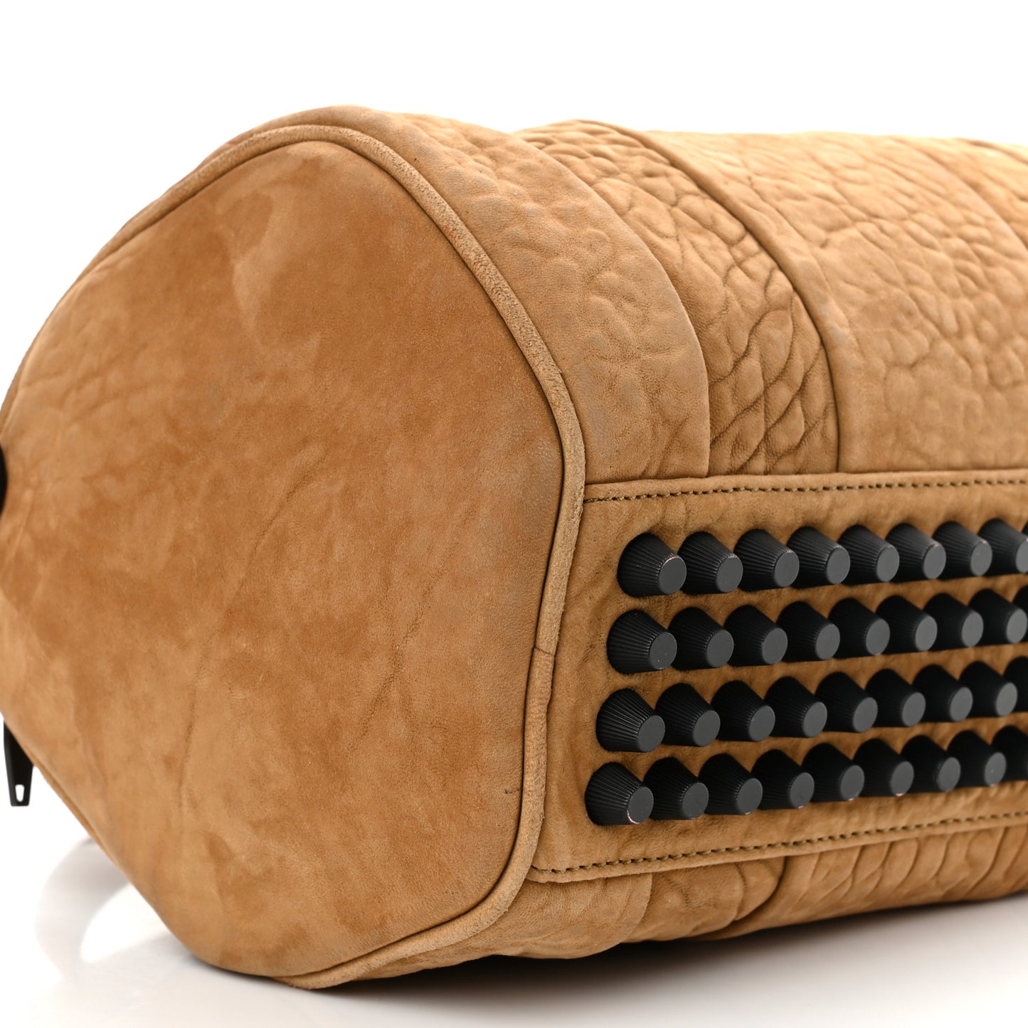Nubuck Mini Rockie Matte Black Hardware Tan