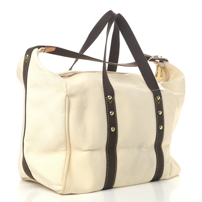 Louis Vuitton Toile Antigua Sac Weekend White 2 of 5