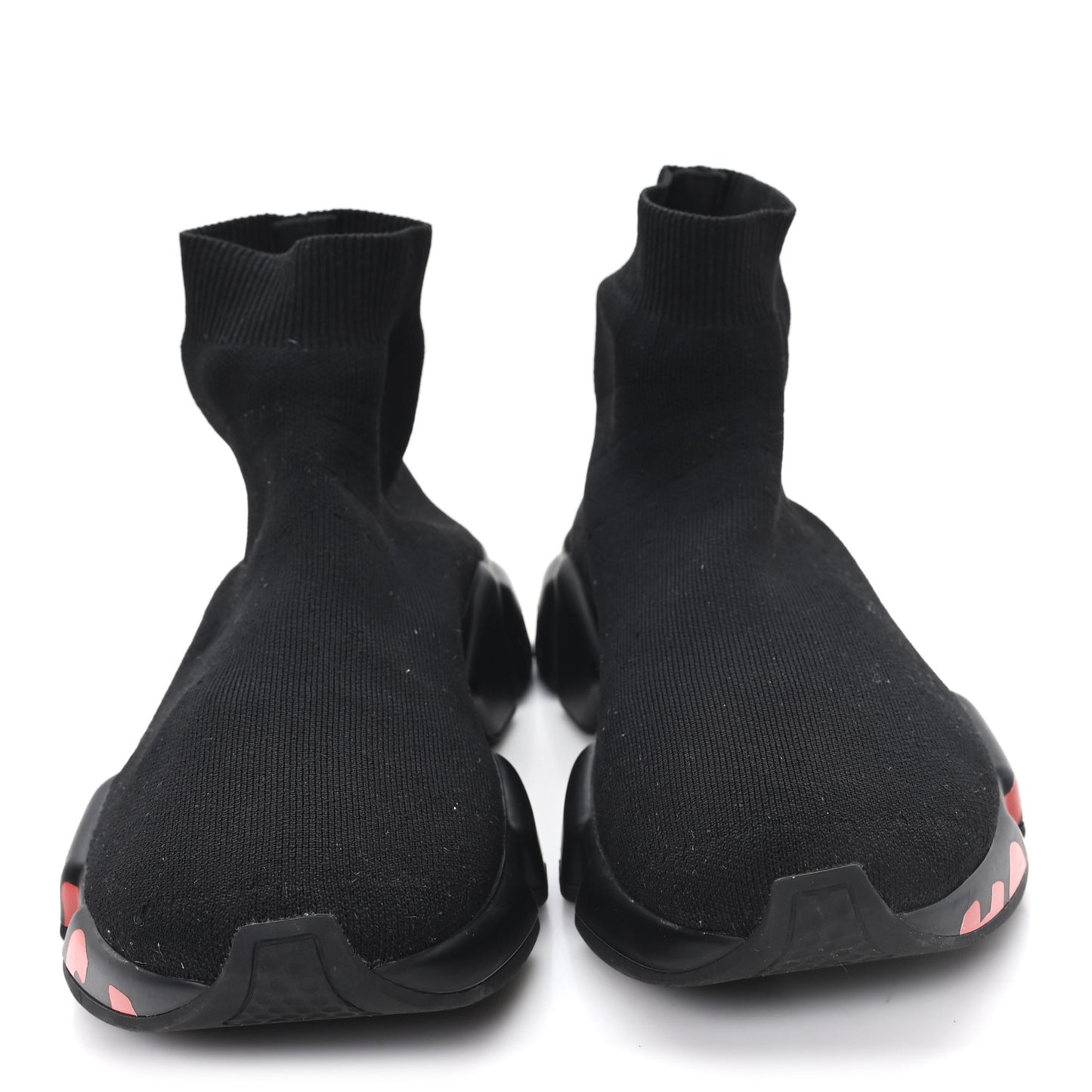 Neoprene Knit Womens Speed Graffiti Sneakers 40 Black Red