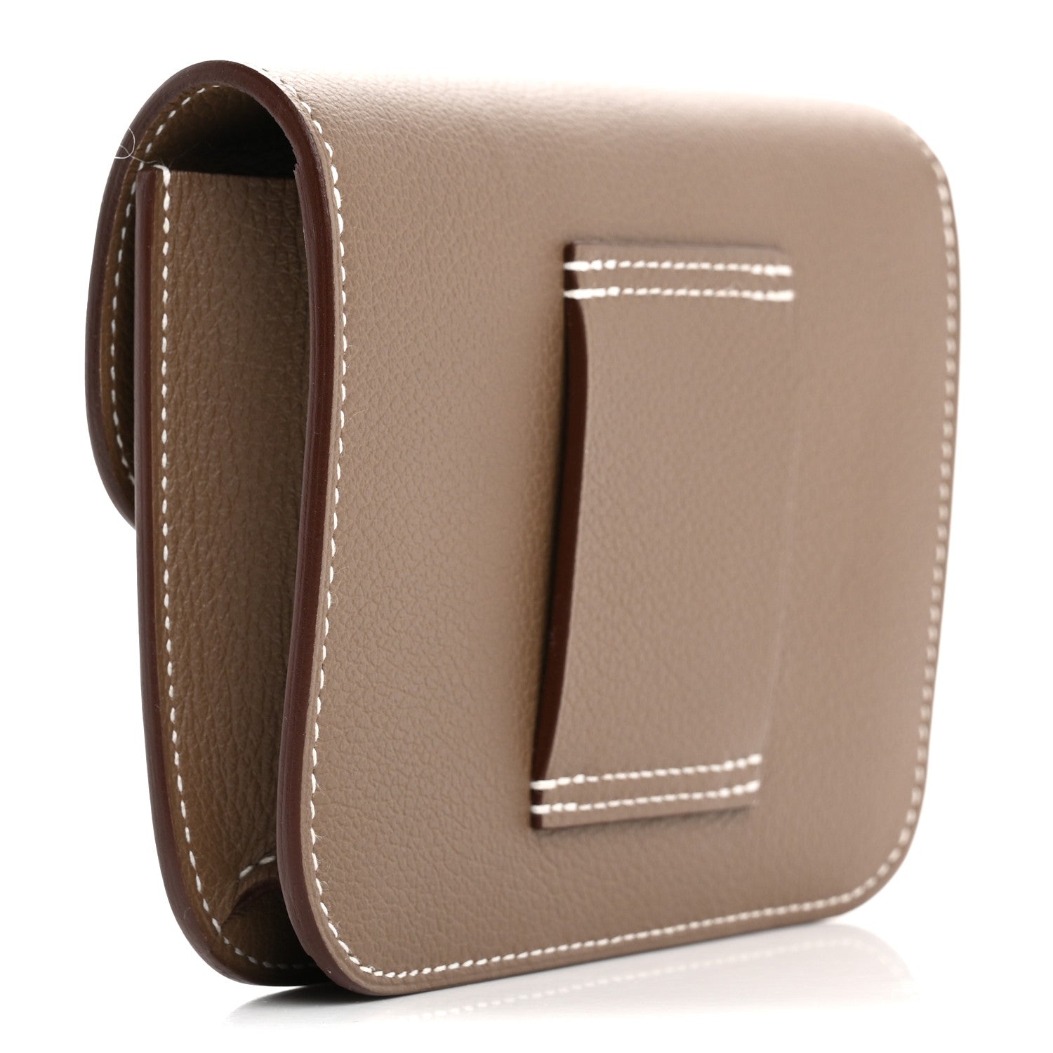 Hermes Evercolor Constance Slim Wallet Etoupe 4 of 10