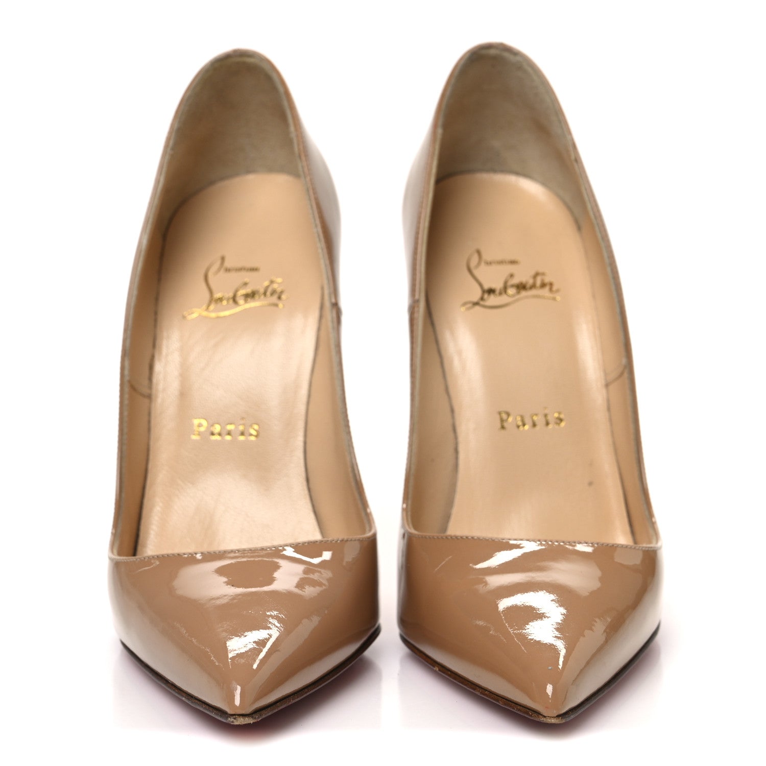 Christian Louboutin Patent So Kate 120 Pumps 37 Nude 3 of 11