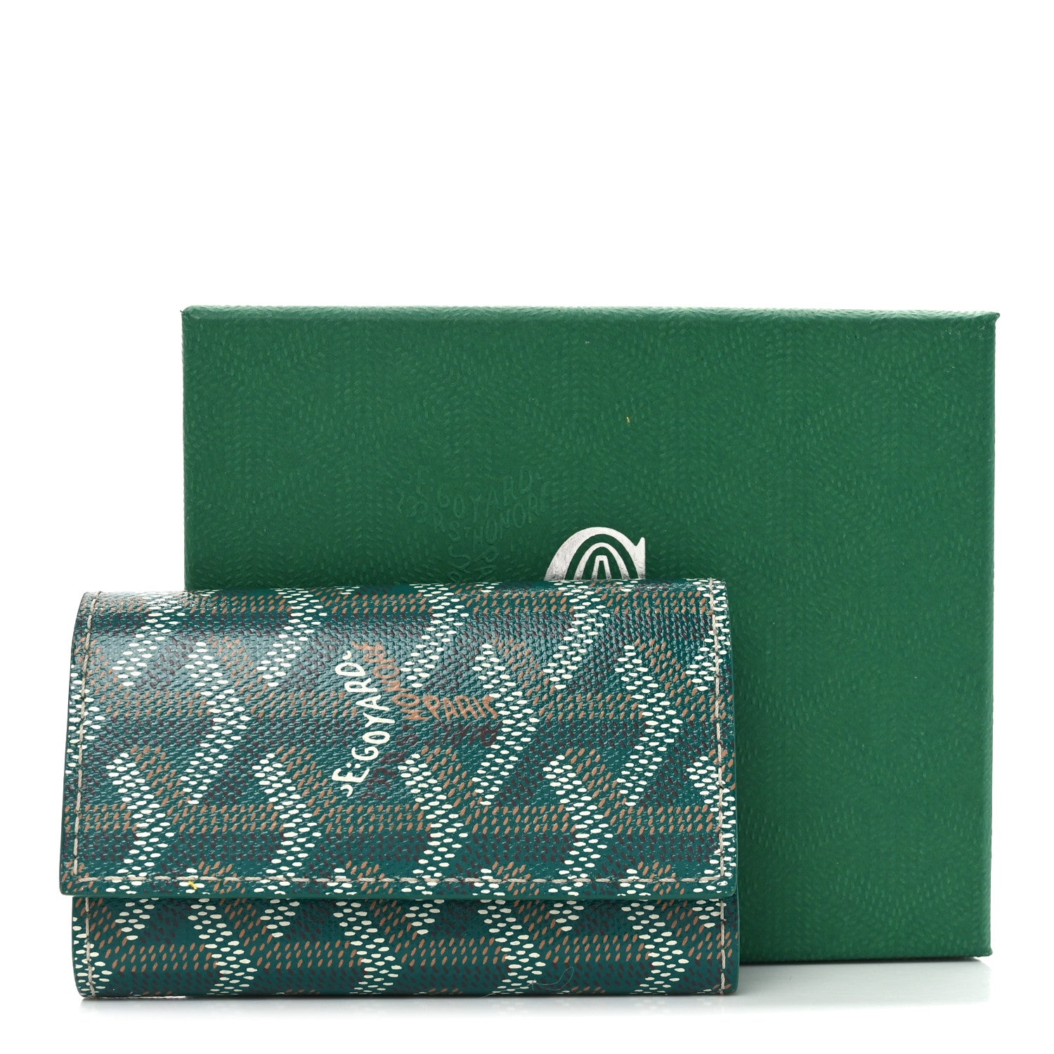 Goyard Goyardine Saint Michel 6 Key Holder Green 7 of 7