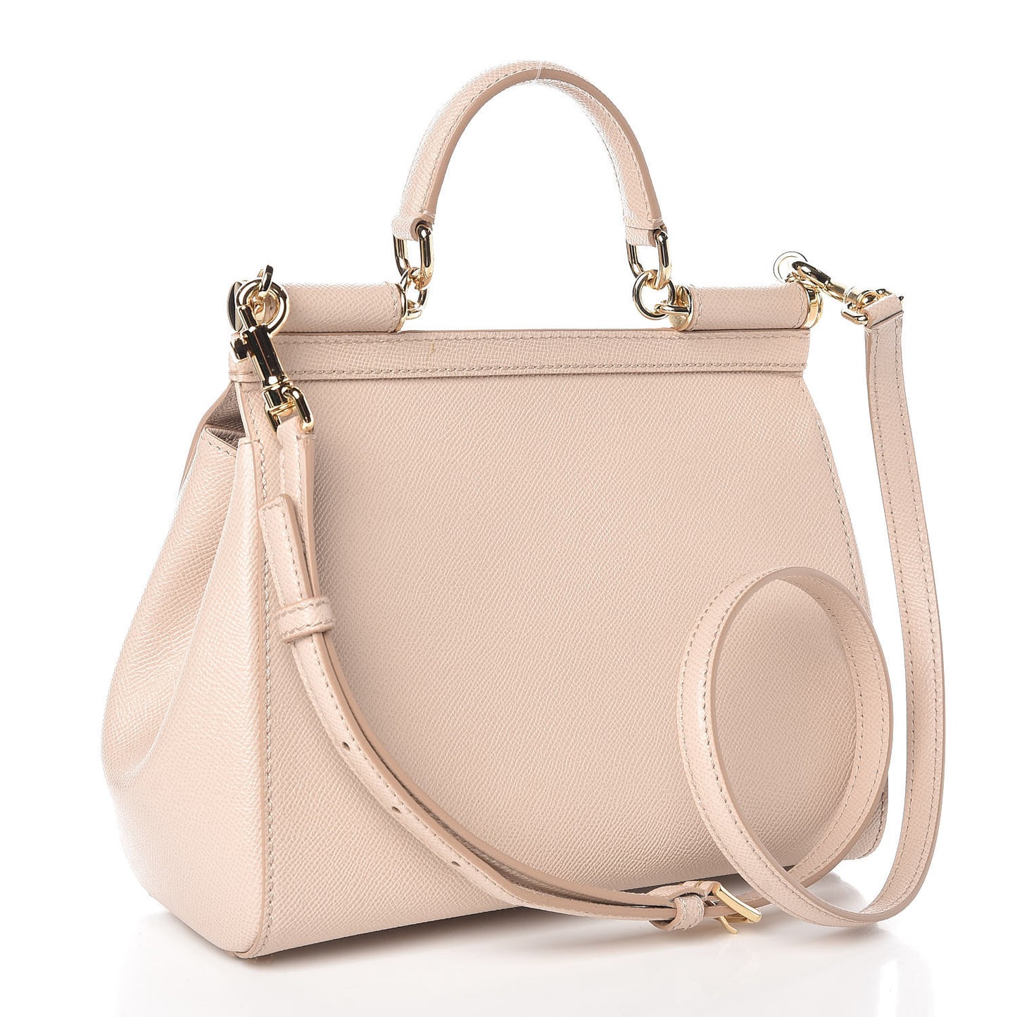Dauphine Calfskin Medium Miss Sicily Satchel Rosa Carne