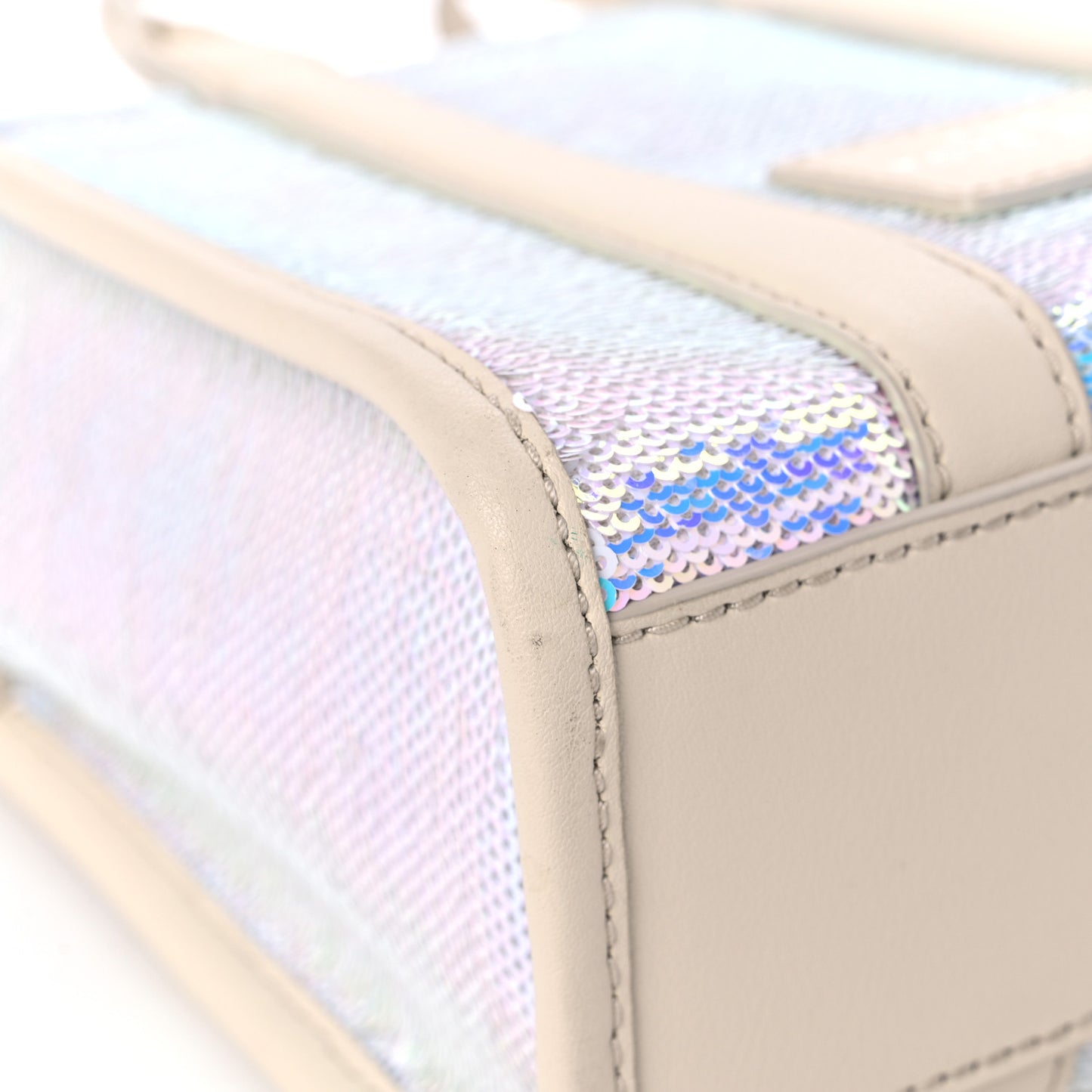 Sequin Mini The Tote Bag Iridescent