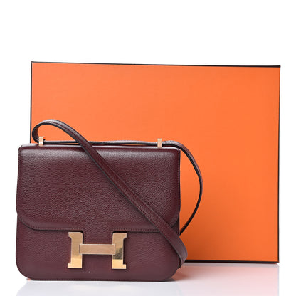 Hermes Evercolor Constance 18 Bordeaux 11 of 11