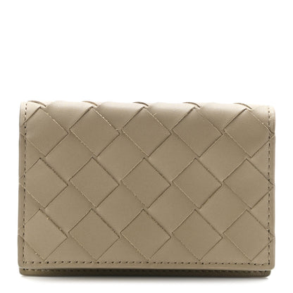 Bottega Veneta Nappa Intrecciato Card Holder Taupe 1 of 7