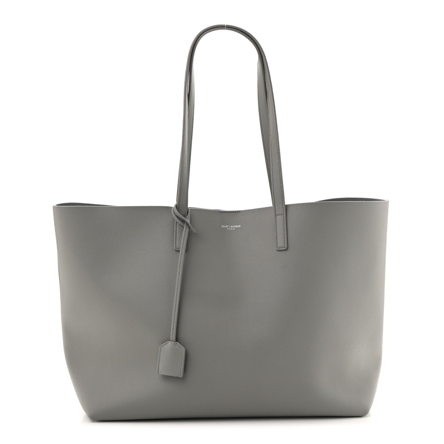 Calfskin Large Shopping Tote Granite