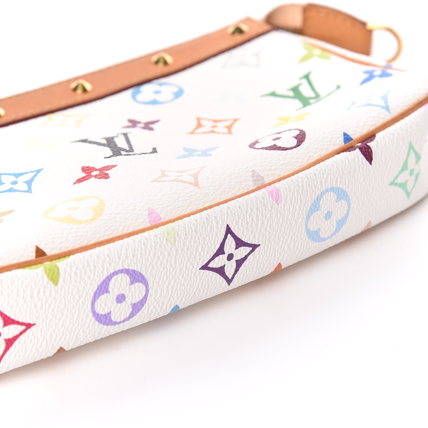 Louis Vuitton Monogram Multicolor Pochette Accessories White 9 of 9