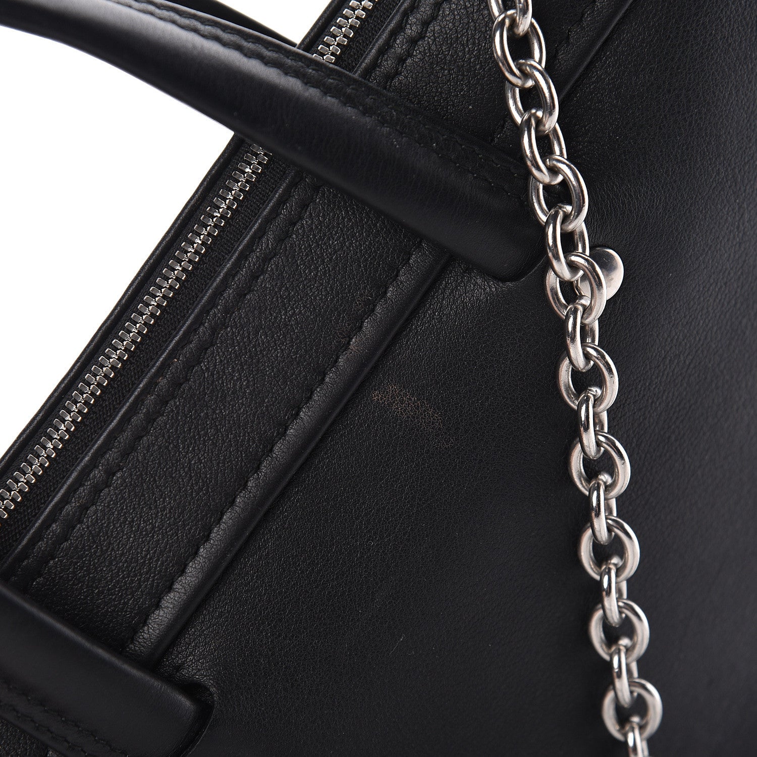 Balenciaga Calfskin XS Triangle Chain Duffle Black 11 of 15